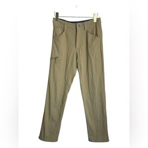 Patagonia Men’s Hiking Pants Tan Outdoor Trail Pants Size 28